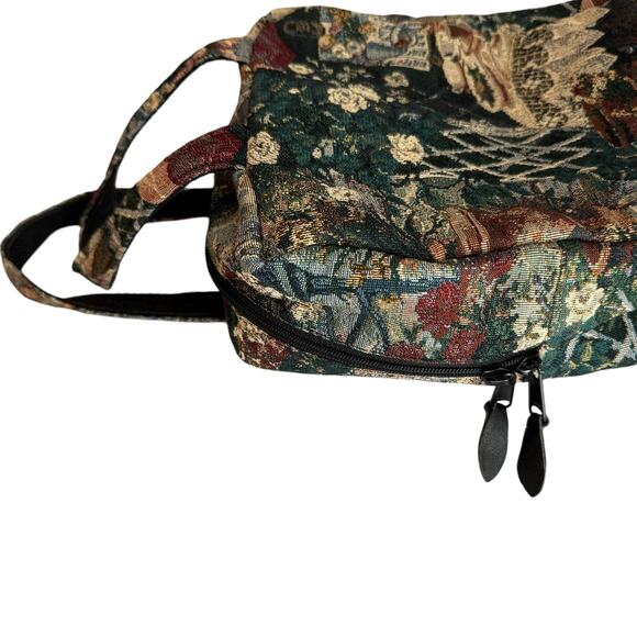 Miss Bonnie California Top Handle Tapestry Bag Vintage Cottagecore Rectangle - Picture 2 of 8